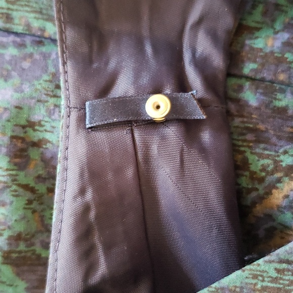 Beautiful Blue/Green Paisley V-Neck Empire Waist Fit & Flare Lands End Dress 18W - Picture 5 of 8